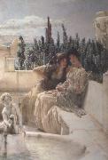Alma-Tadema, Sir Lawrence Whispering Noon (mk23) oil painting picture wholesale
